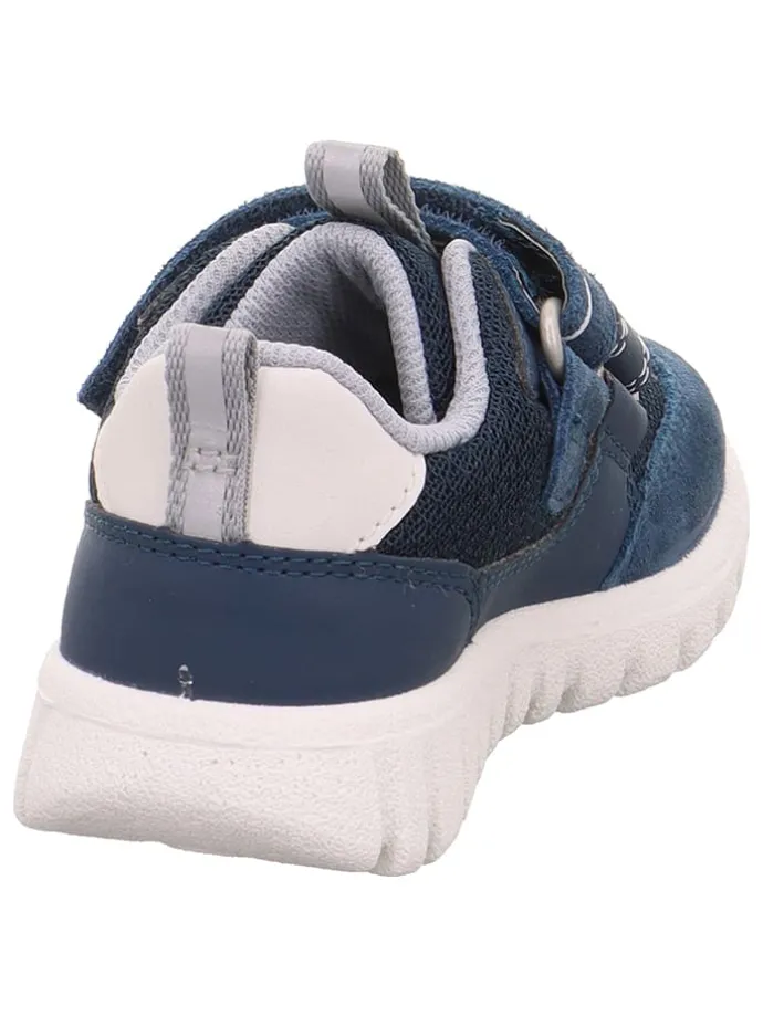 Leren sneakers "Sport 7" donkerblauw