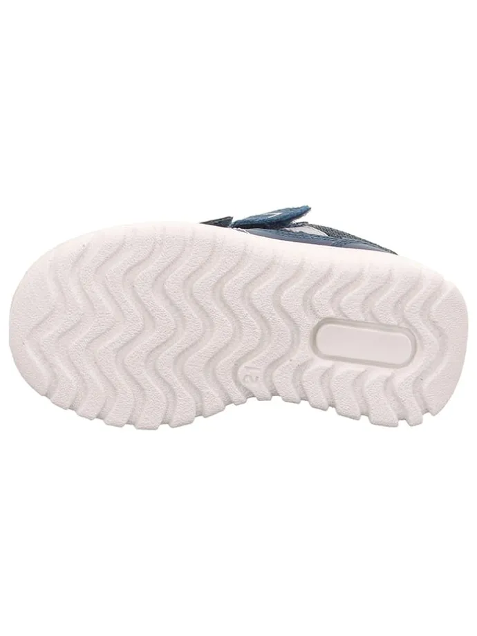 Leren sneakers "Sport 7" donkerblauw