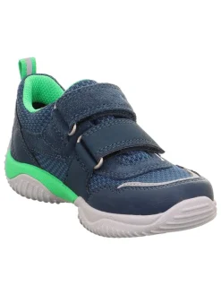 Leren sneakers "Storm" donkerblauw