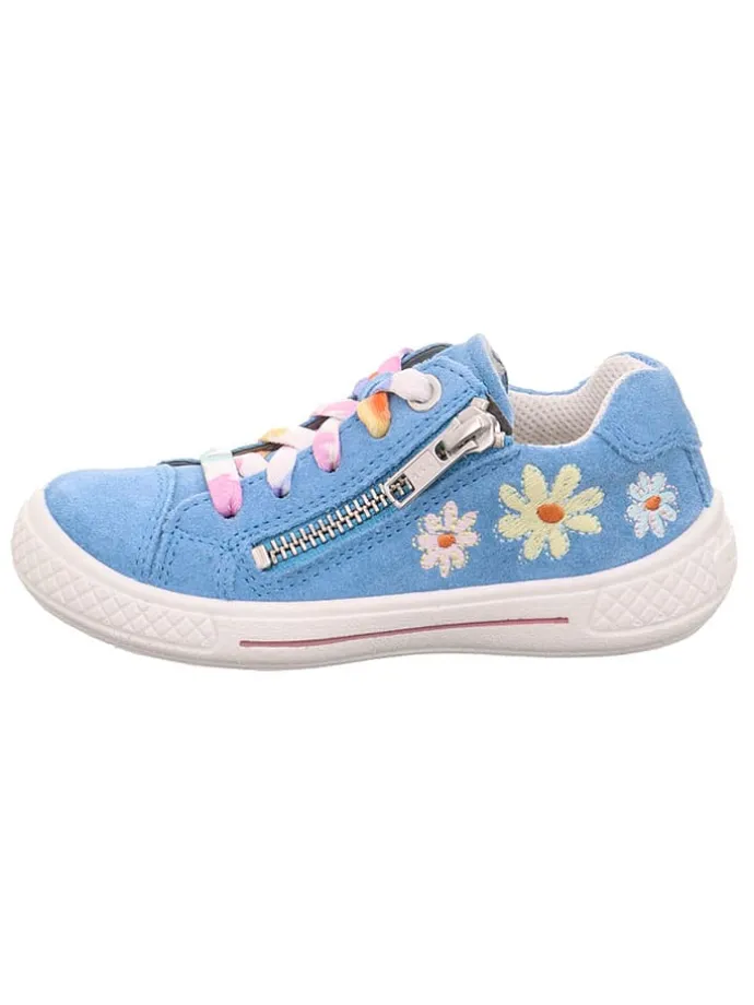 Leren sneakers "Tensy" lichtblauw