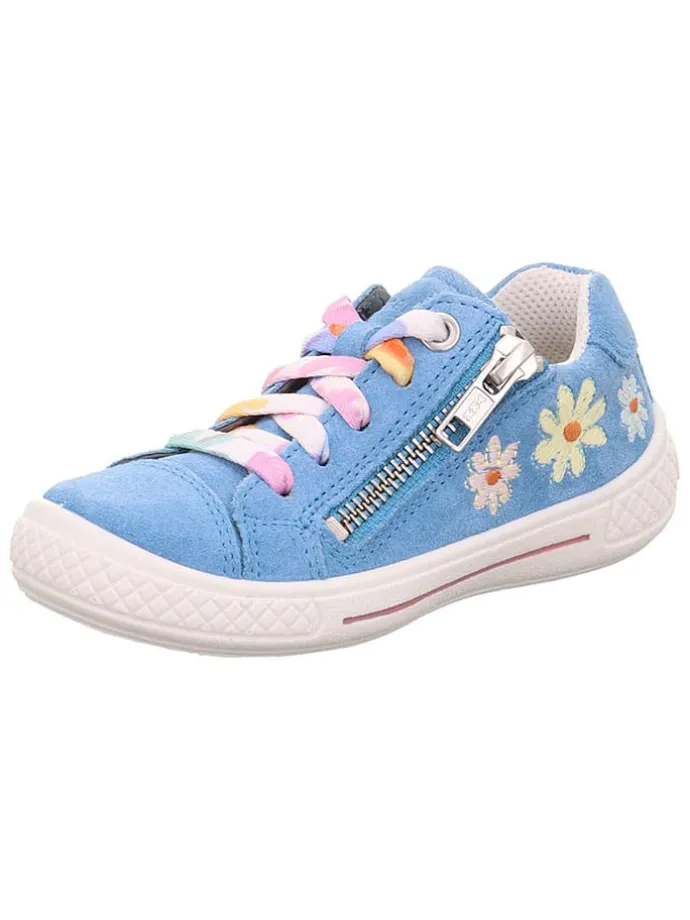 Leren sneakers "Tensy" lichtblauw