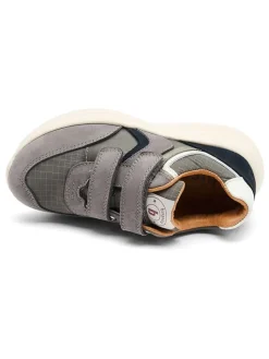 Leren sneakers "Yuki" grijs