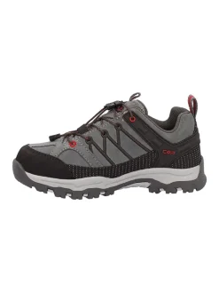 Leren trekkingschoenen "Rigel" zwart/grijs
