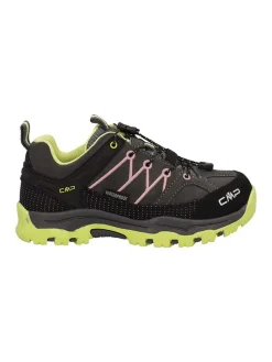 Leren trekkingschoenen "Rigel" zwart/lichtroze