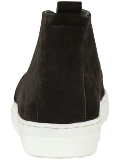 Leren veterschoenen zwart