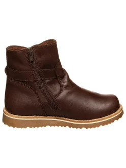 Leren winterboots bruin