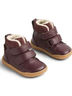Leren winterboots bruin