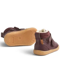 Leren winterboots bruin