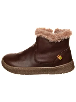 Leren winterboots bruin