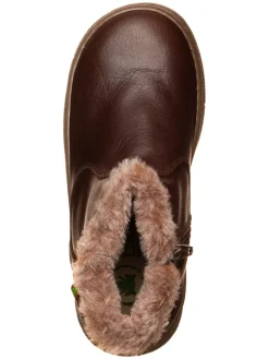 Leren winterboots bruin