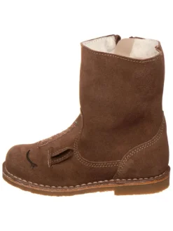 Leren winterboots bruin