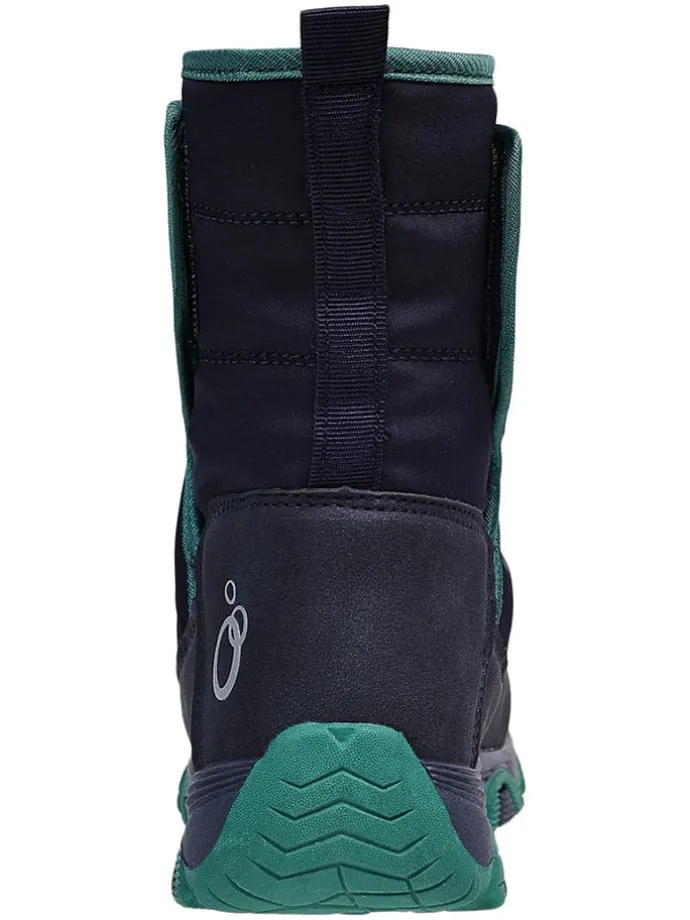 Leren winterboots donkerblauw
