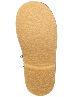 Leren winterboots donkerrood