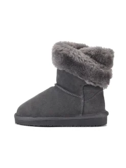 Leren winterboots "Florine" grijs