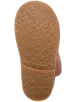 Leren winterboots lichtroze