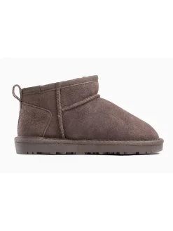 Leren winterboots "Mindiki" oudroze