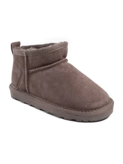 Leren winterboots "Mindiki" oudroze
