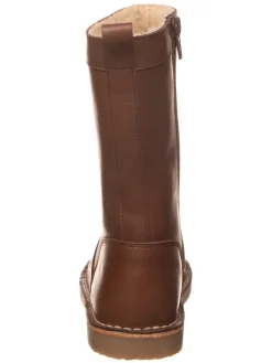 Leren winterlaarzen bruin