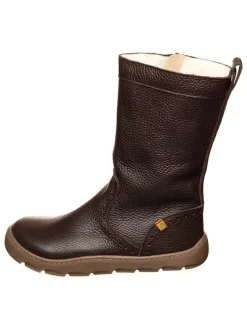 Leren winterlaarzen bruin