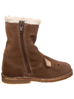 Leren winterlaarzen bruin