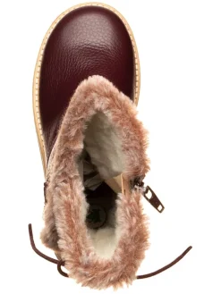 Leren winterlaarzen bruin