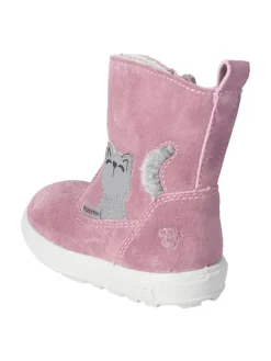 Leren winterlaarzen "Corina-S" lichtroze