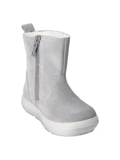 Leren winterlaarzen "Cosa-S" grijs