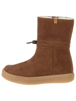 Leren winterlaarzen lichtbruin