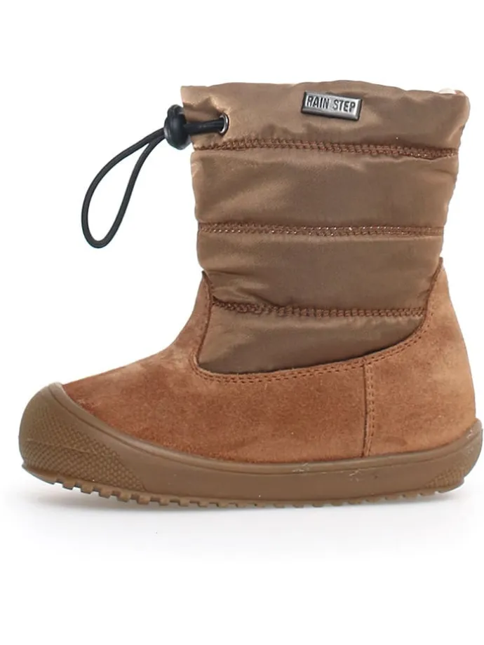 Leren winterlaarzen lichtbruin