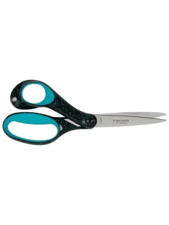 Linkshandige schaar zwart - (H)20 cm