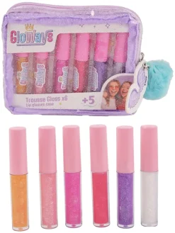 Lipglossetui met 6x lipgloss - vanaf 5 jaar