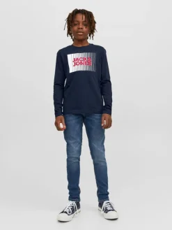 Longsleeve donkerblauw