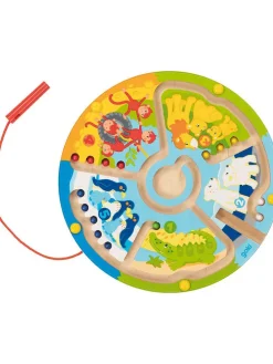Magneetlabyrint "Getallen leren in de dierentuin" meerkleurig - vanaf 3 jaar