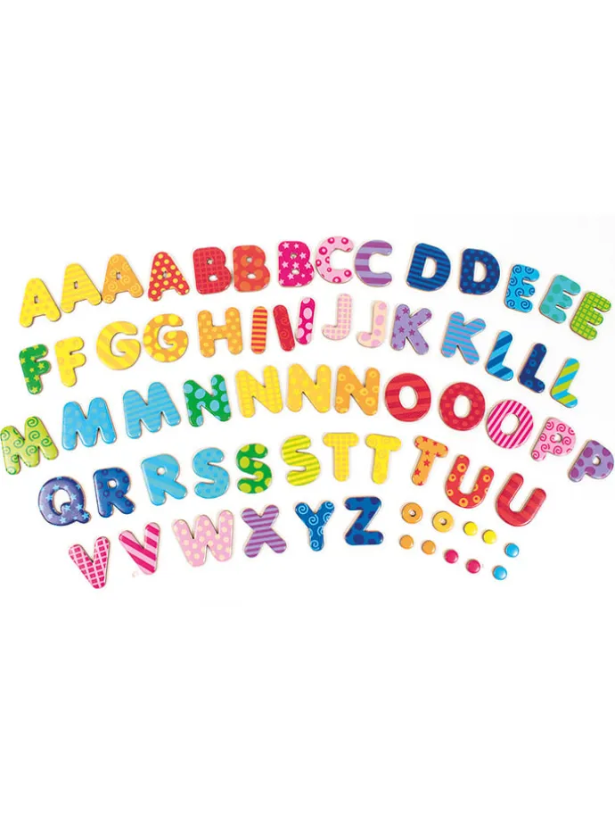Magnetische letters - vanaf 3 jaar, 60 stuks