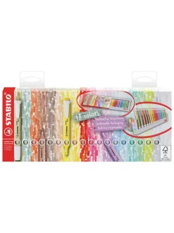 Markeerstiften "STABILO swing cool" - 8 + 10 stuks