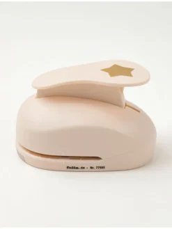 Motiefpons "Ster" beige