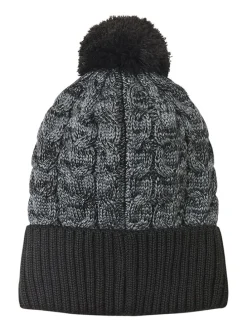 Muts met pompon "Routii" antraciet