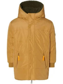 Omkeerbare parka "Lecce" kaki/lichtbruin