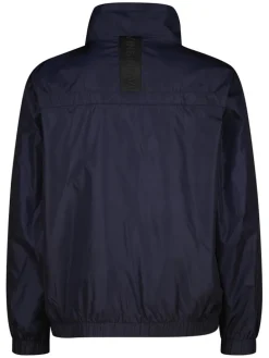 Omkeerbare tussenjas donkerblauw/grijs
