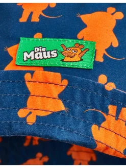Omkeerbare zonnehoed blauw/oranje