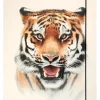 Opbergmap "Roaring tiger" crème