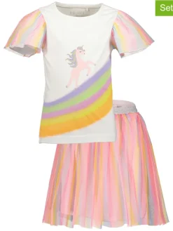 Outfit wit/lichtroze