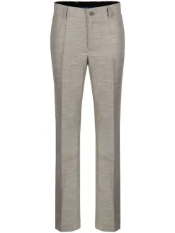 Pantalon - slim fit - beige