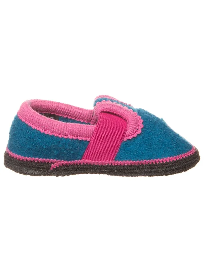 Pantoffels "Bobby Einhorn" blauw