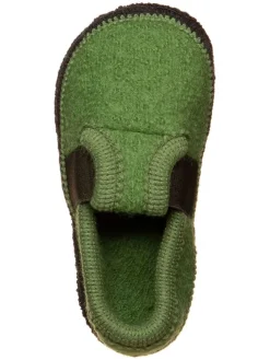 Pantoffels "Bobby" groen