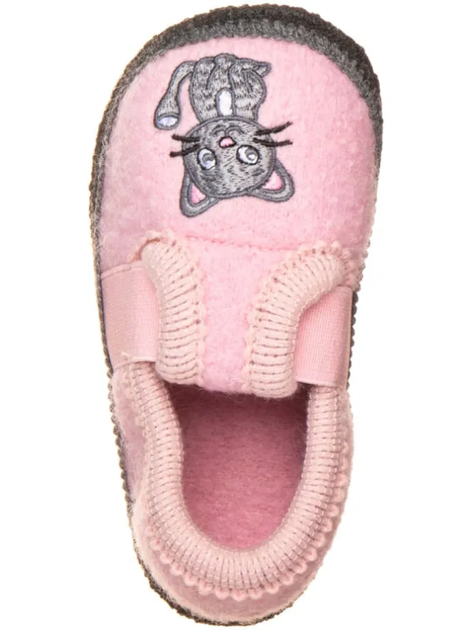 Pantoffels "Bobby Kätzchen" lichtroze