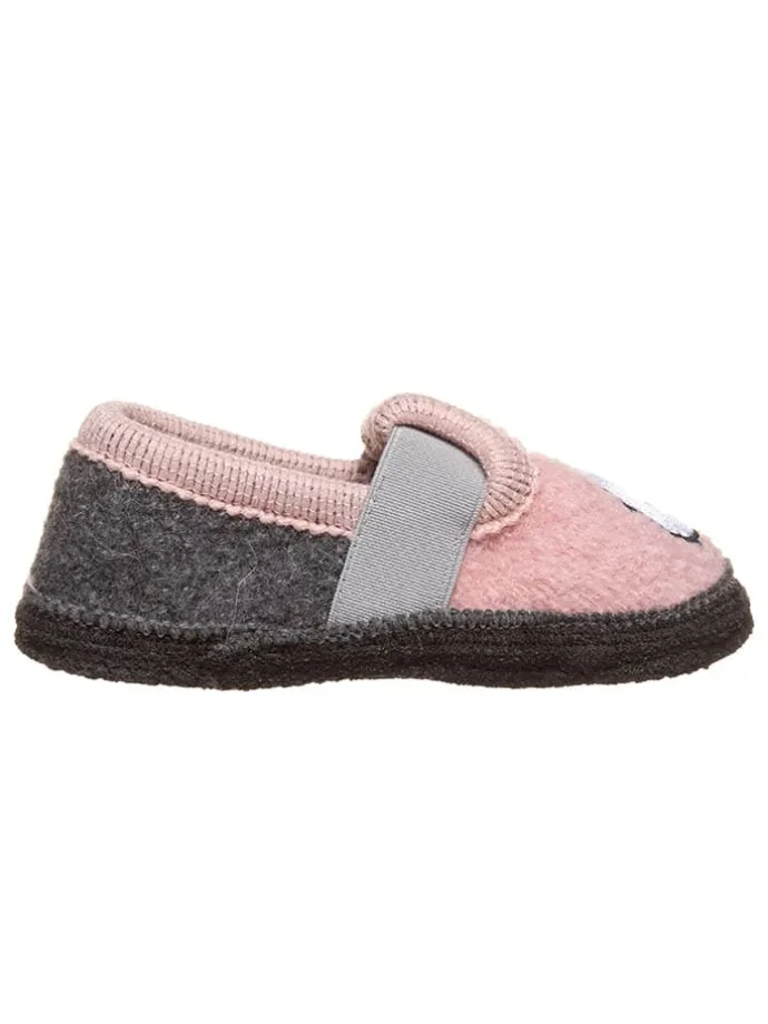 Pantoffels "Bobby Pinguin" lichtroze