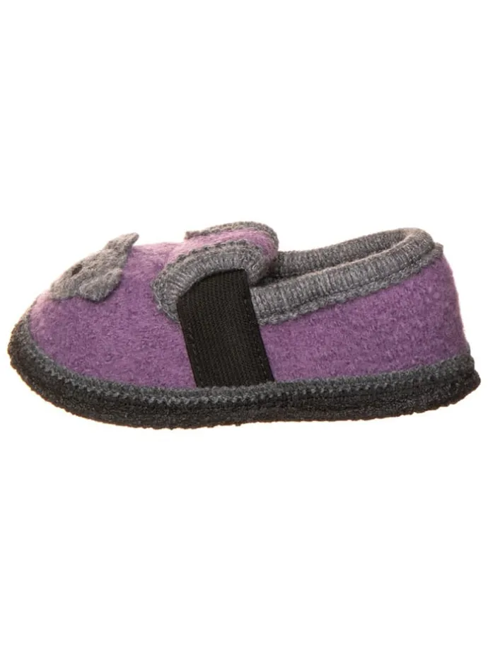 Pantoffels "Bobby Teddy" paars