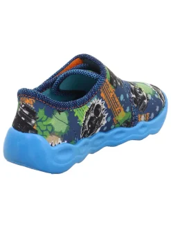 Pantoffels "Bubble" donkerblauw