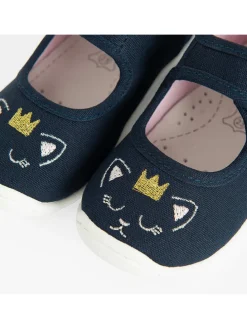 Pantoffels donkerblauw